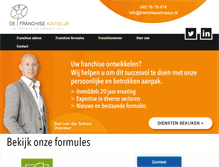 Tablet Screenshot of franchiseadviseur.nl